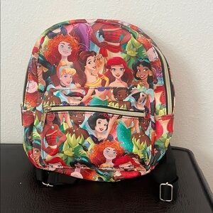 Disney Princess Print Mini Backpack